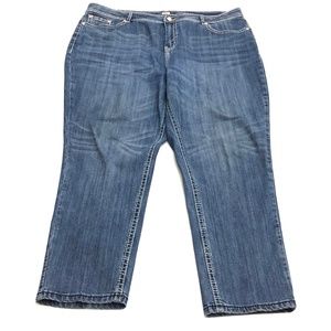 Reba Tapered Straight Rhinestone Women's size 22W